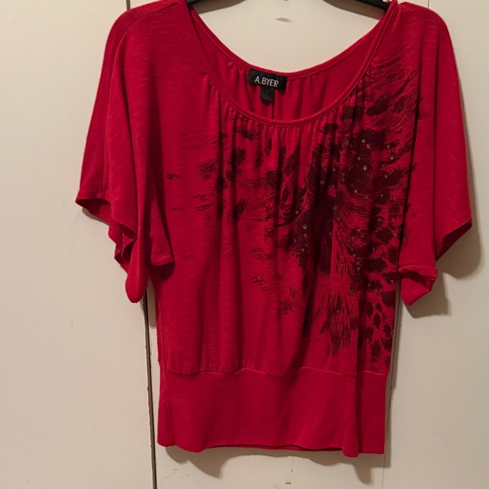 Breyer Vibrant Red Women's Blouse